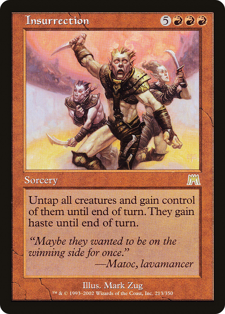 Insurrection (ONS-213) [Onslaught] Foil MTG Single Wizards of the Coast