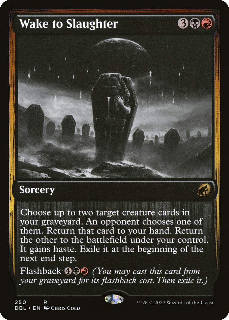 Wake to Slaughter (DBL-250) [Innistrad: Double Feature] MTG Single Wizards of the Coast
