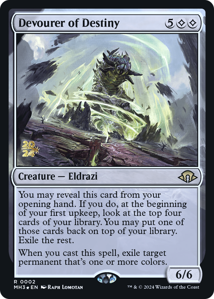 Devourer of Destiny (PRE-002) [Modern Horizons 3 Promos] Foil MTG Single Wizards of the Coast