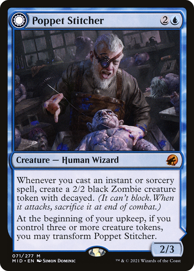 Poppet Stitcher (MID-071) [Innistrad: Midnight Hunt] MTG Single Wizards of the Coast