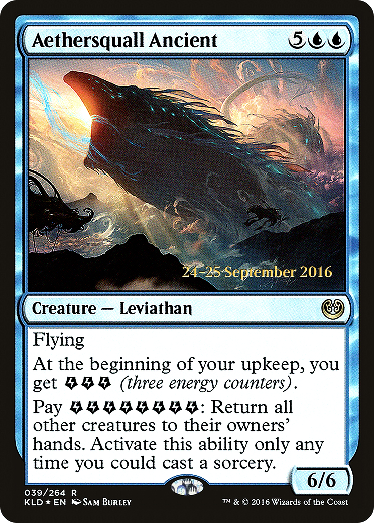Aethersquall Ancient (PRE-039) [Kaladesh Promos] Foil MTG Single Wizards of the Coast