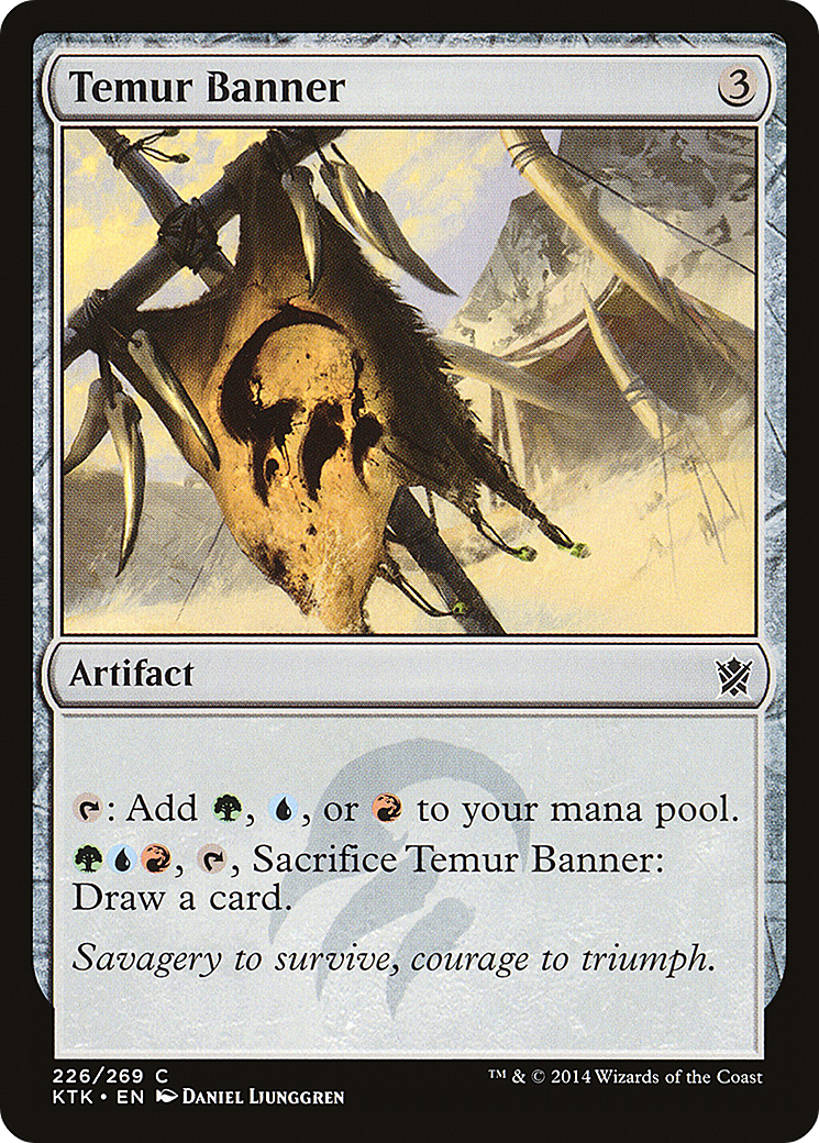 Temur Banner (KTK-226) [Khans of Tarkir] Foil MTG Single Wizards of the Coast