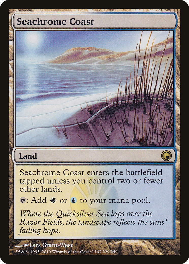 Seachrome Coast (SOM-229) [Scars of Mirrodin] MTG Single Wizards of the Coast