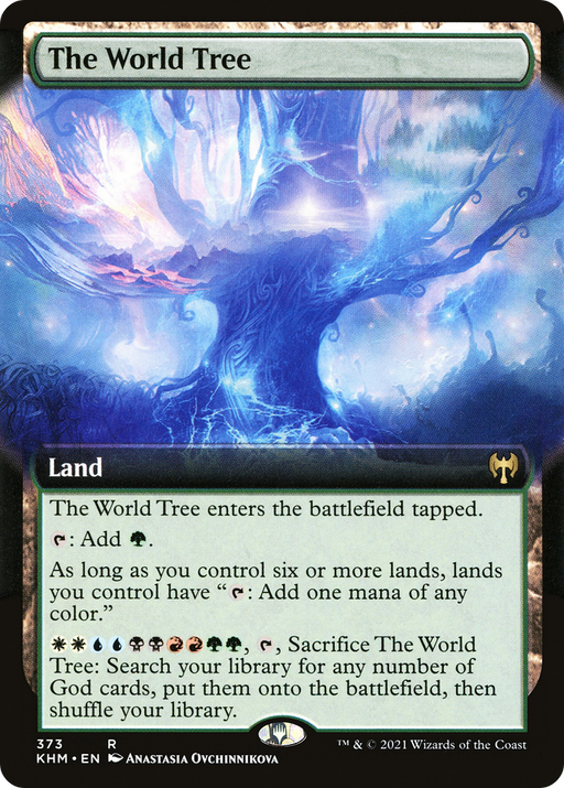 The World Tree (KHM-373) [Kaldheim] (Extended Art) MTG Single Wizards of the Coast