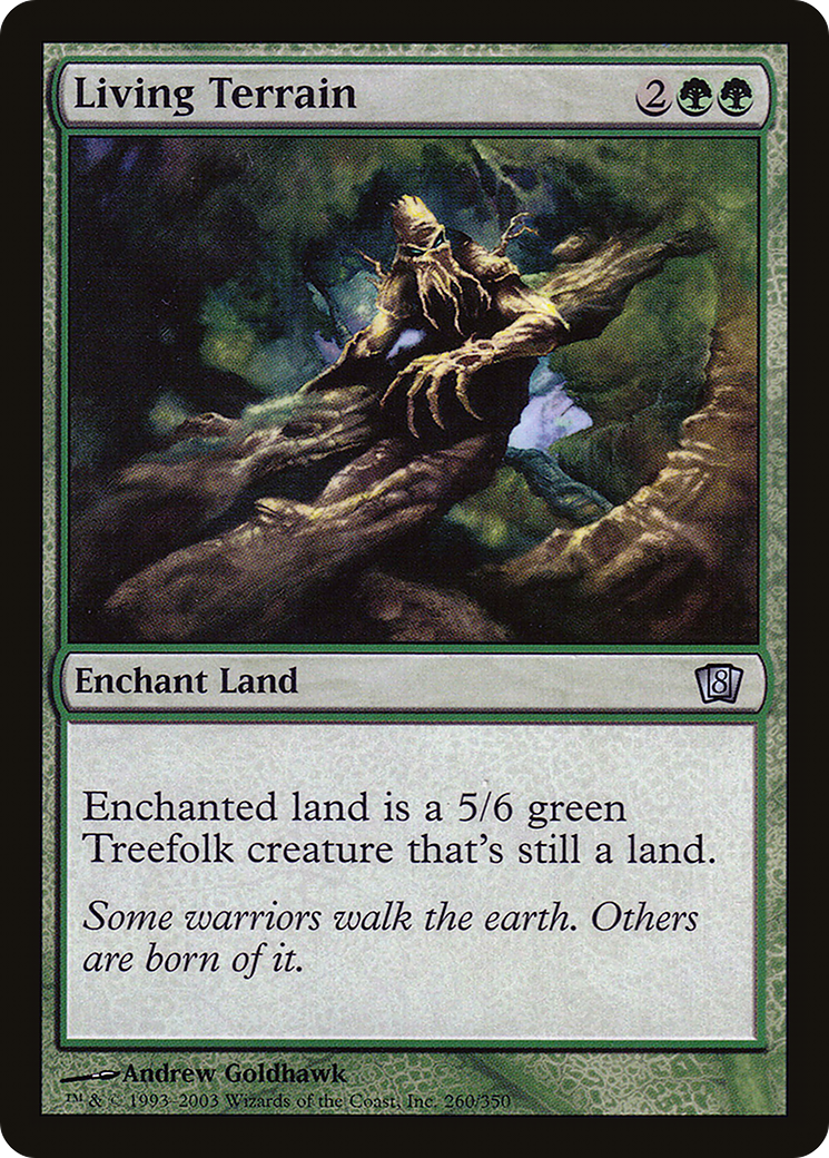 Living Terrain (8ED-260) [8th Edition] Foil MTG Single Wizards of the Coast