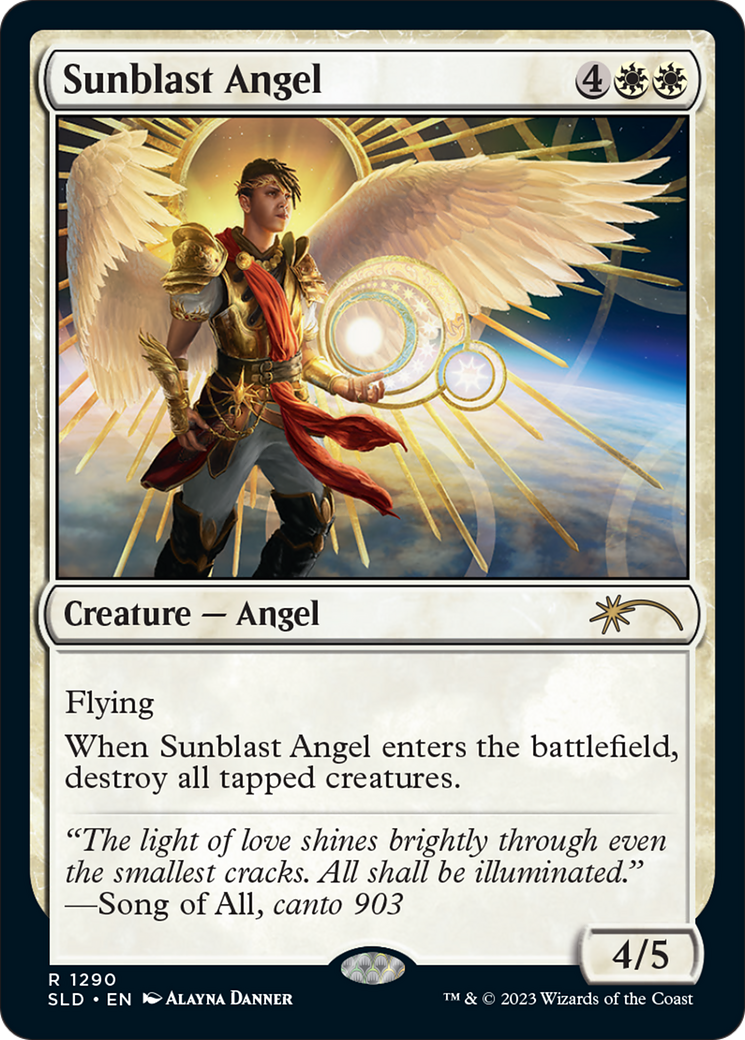 Sunblast Angel (SLD-1290) [Secret Lair] Drop Foil MTG Single Wizards of the Coast