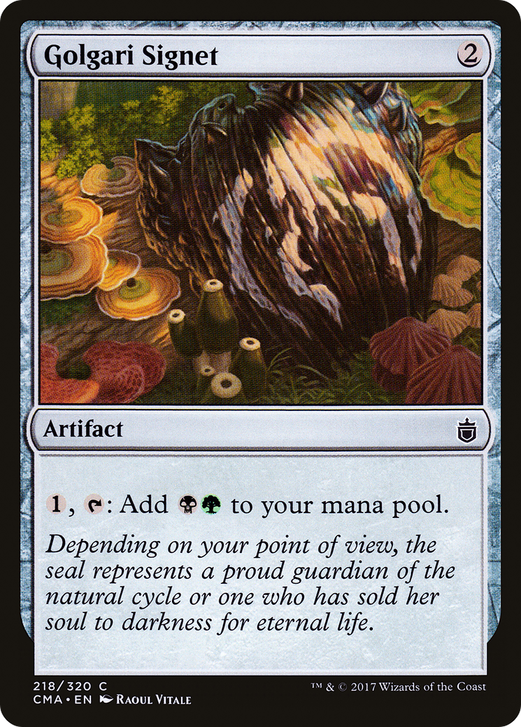 Golgari Signet (CMA-218) [Commander Anthology] MTG Single Wizards of the Coast