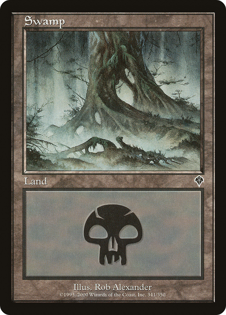Swamp (INV-341) [Invasion] Foil MTG Single Wizards of the Coast