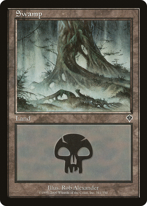 Swamp (INV-341) [Invasion] Foil MTG Single Wizards of the Coast