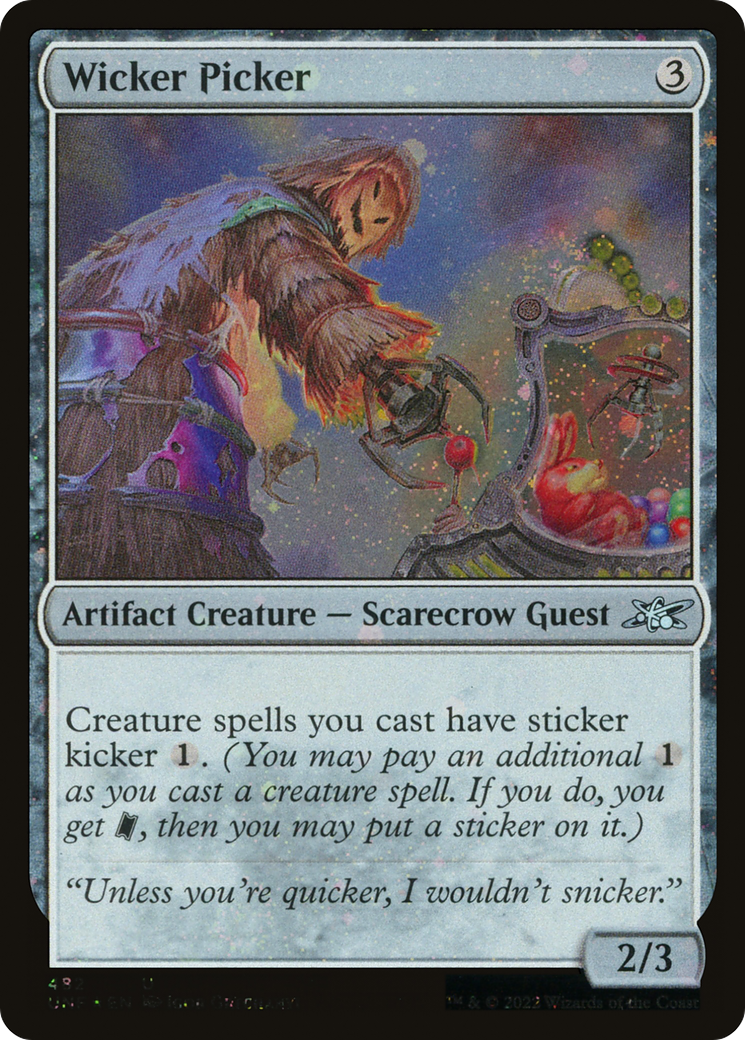 Wicker Picker (Galaxy Foil) (UNF-482) [Unfinity] Foil MTG Single Wizards of the Coast