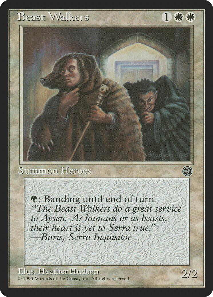 Beast Walkers (HML-006) [Homelands] MTG Single Wizards of the Coast