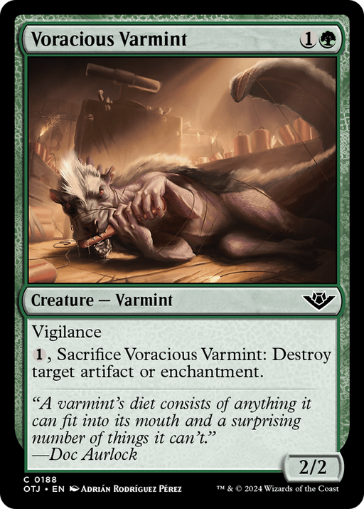 Voracious Varmint (OTJ-188) [Outlaws of Thunder Junction] MTG Single Wizards of the Coast