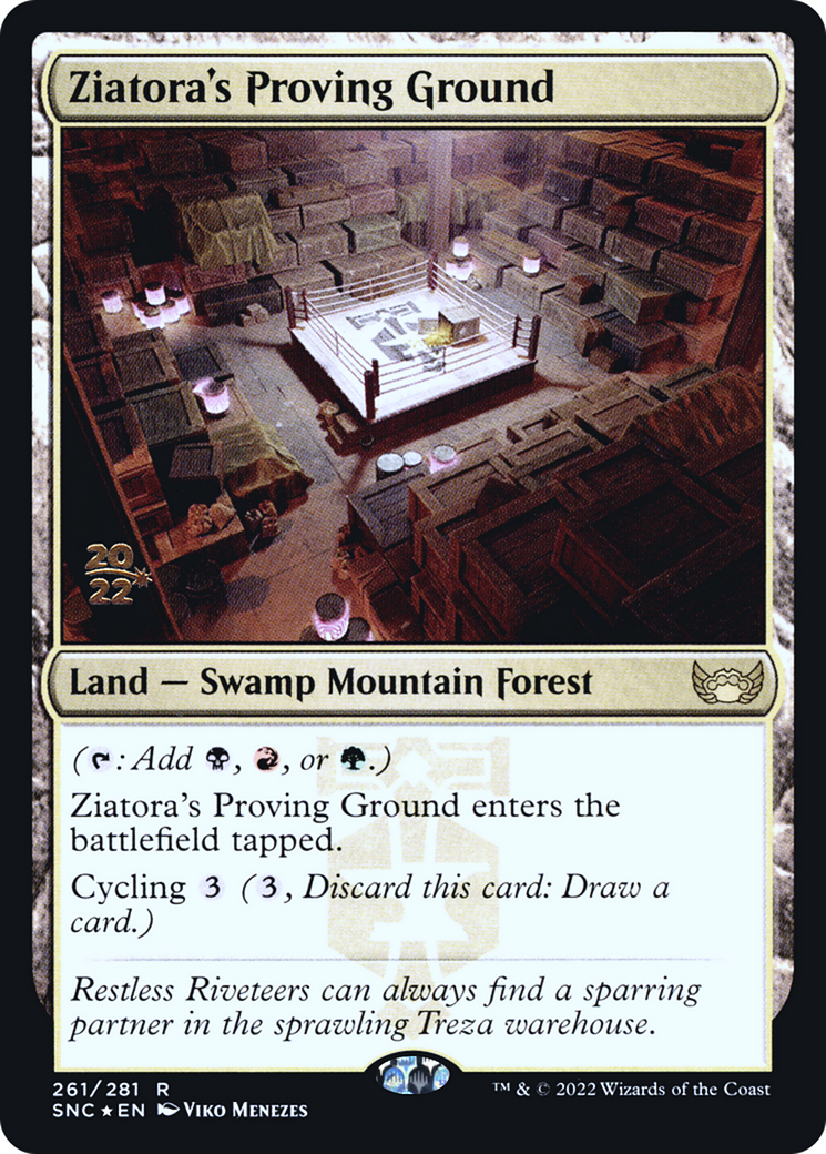 Ziatora's Proving Ground (PRE-261) [Streets of New Capenna Promos] Foil MTG Single Wizards of the Coast