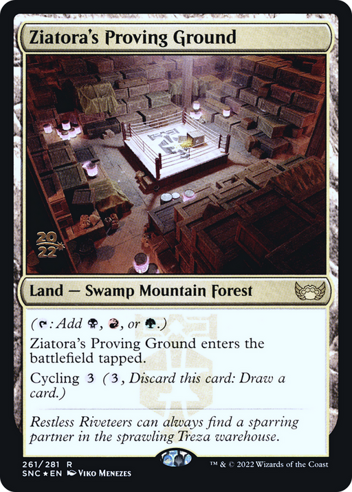 Ziatora's Proving Ground (PRE-261) [Streets of New Capenna Promos] Foil MTG Single Wizards of the Coast