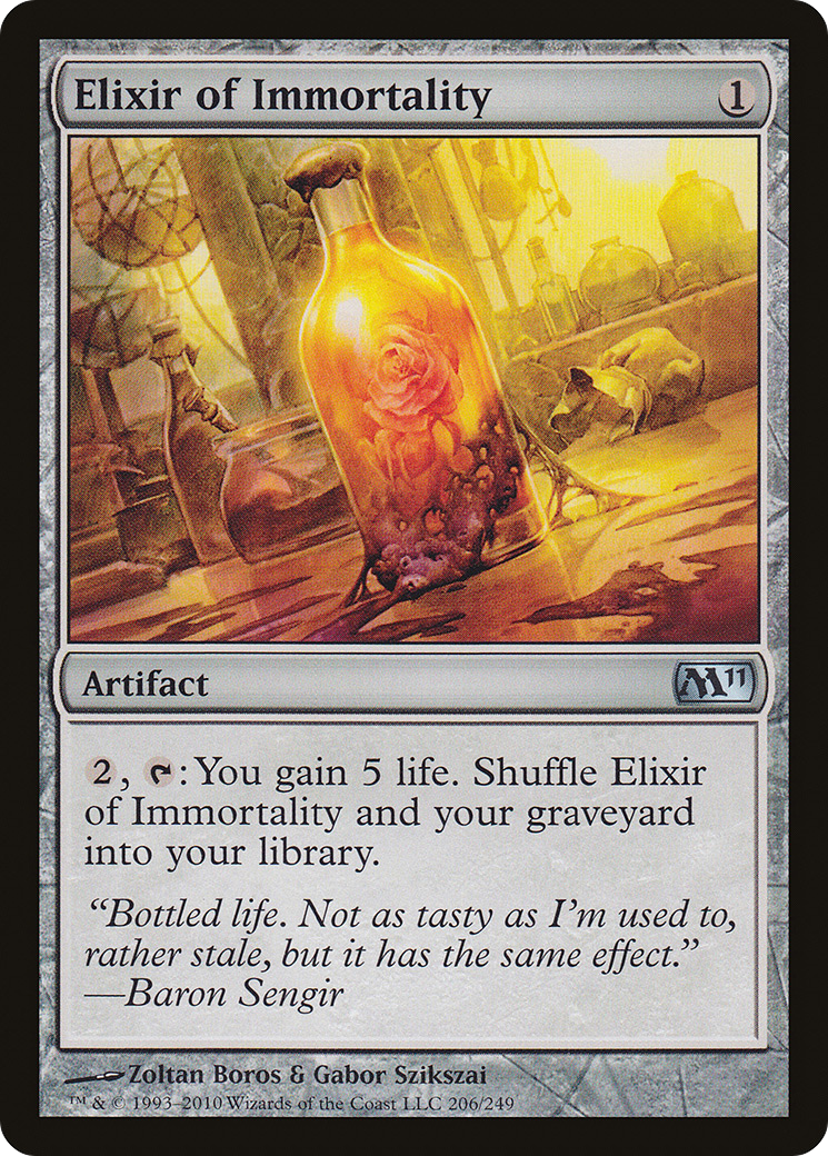 Elixir of Immortality (M11-206) [Magic 2011] Foil MTG Single Wizards of the Coast