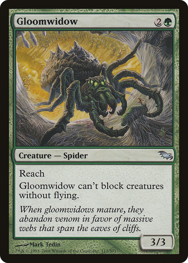 Gloomwidow (SHM-117) [Shadowmoor] MTG Single Wizards of the Coast