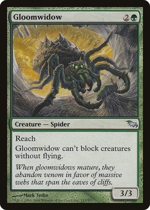 Gloomwidow (SHM-117) [Shadowmoor] MTG Single Wizards of the Coast