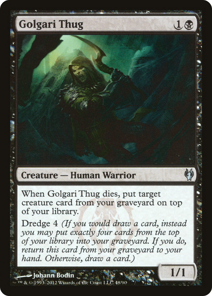Golgari Thug (DDJ-048) [Misc] Duel Decks: Izzet vs. Golgari MTG Single Wizards of the Coast