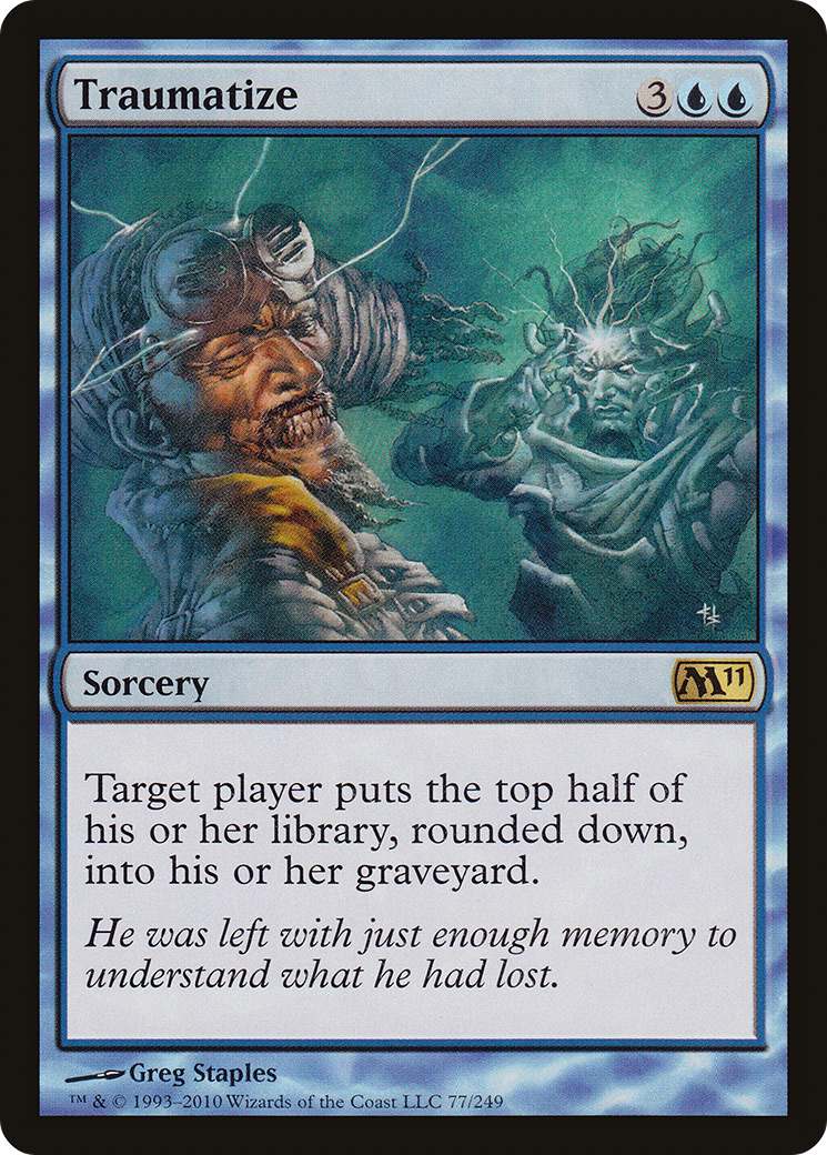 Traumatize (M11-077) [Magic 2011] MTG Single Wizards of the Coast