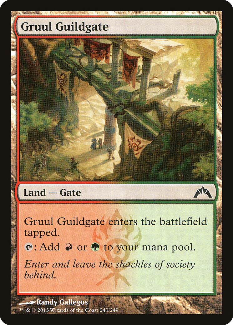 Gruul Guildgate (GTC-243) [Gatecrash] Foil MTG Single Wizards of the Coast