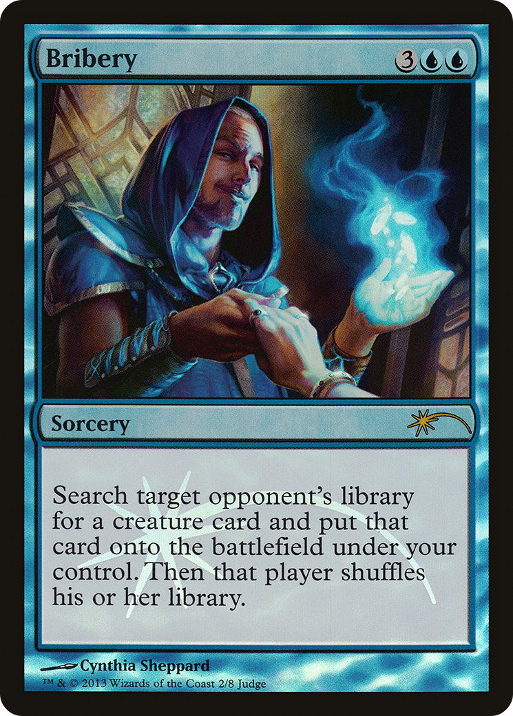 Bribery (JDG-002) [Misc] Judge Gift Cards 2013 Foil MTG Single Wizards of the Coast
