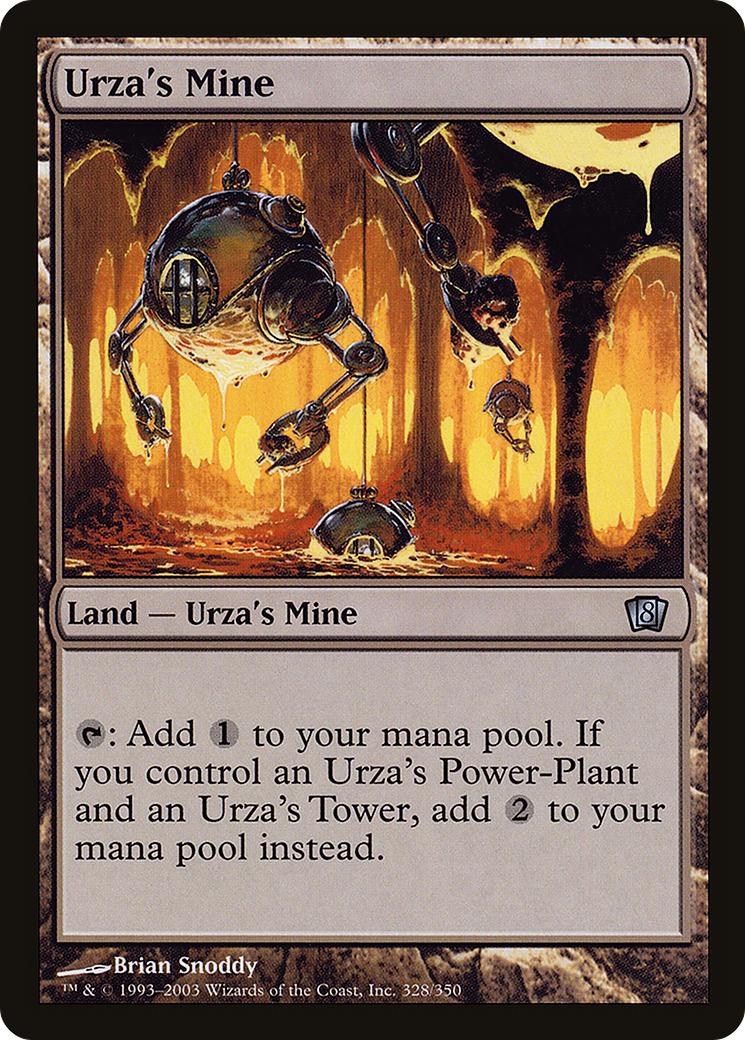 Urza's Mine (8ED-328) [8th Edition] Foil MTG Single Wizards of the Coast