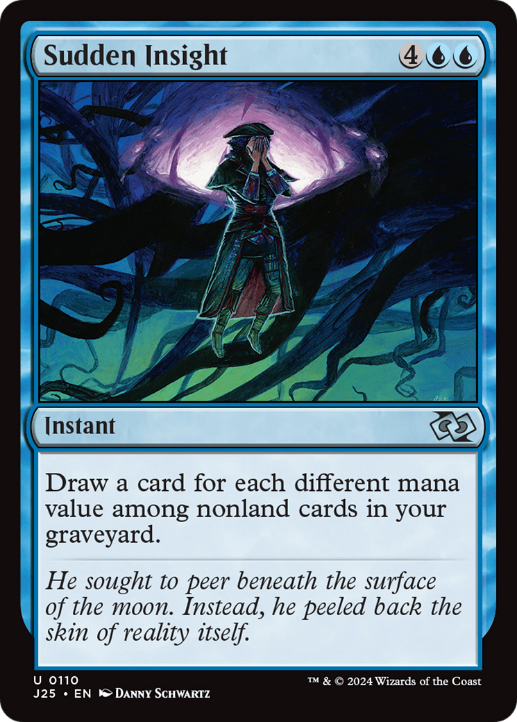 Sudden Insight (J25-110) [Foundations Jumpstart] MTG Single Wizards of the Coast