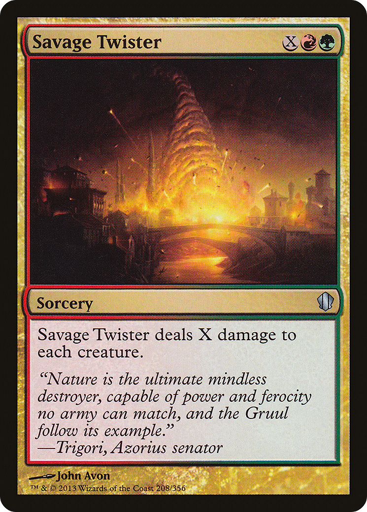 Savage Twister (C13-208) [Commander 2013] MTG Single Wizards of the Coast