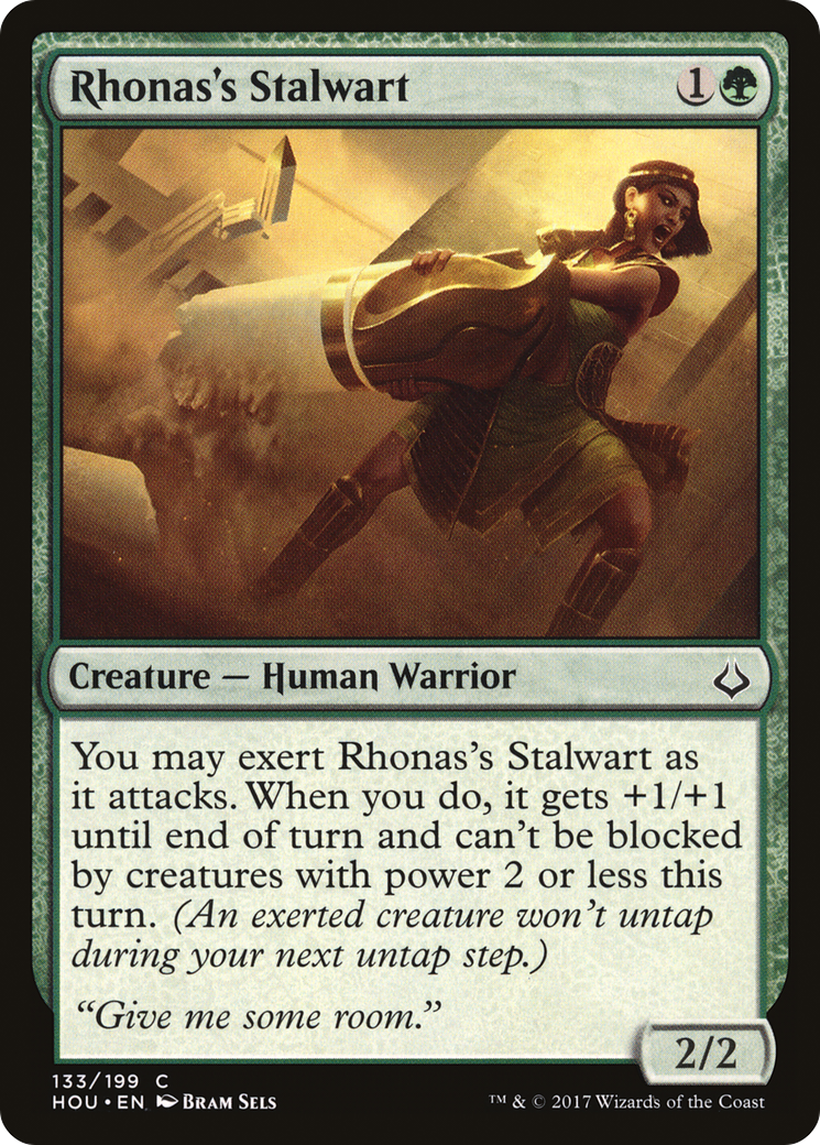 Rhonas's Stalwart (HOU-133) [Hour of Devastation] MTG Single Wizards of the Coast