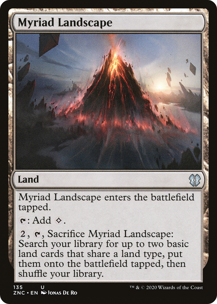 Myriad Landscape (ZNC-135) [Zendikar Rising Commander] MTG Single Wizards of the Coast