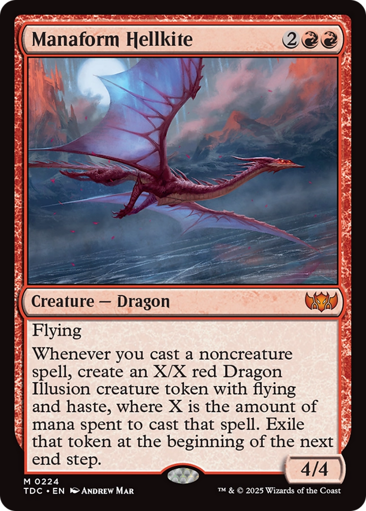 Manaform Hellkite (TDC-224) [Commander: Tarkir: Dragonstorm] MTG Single Wizards of the Coast
