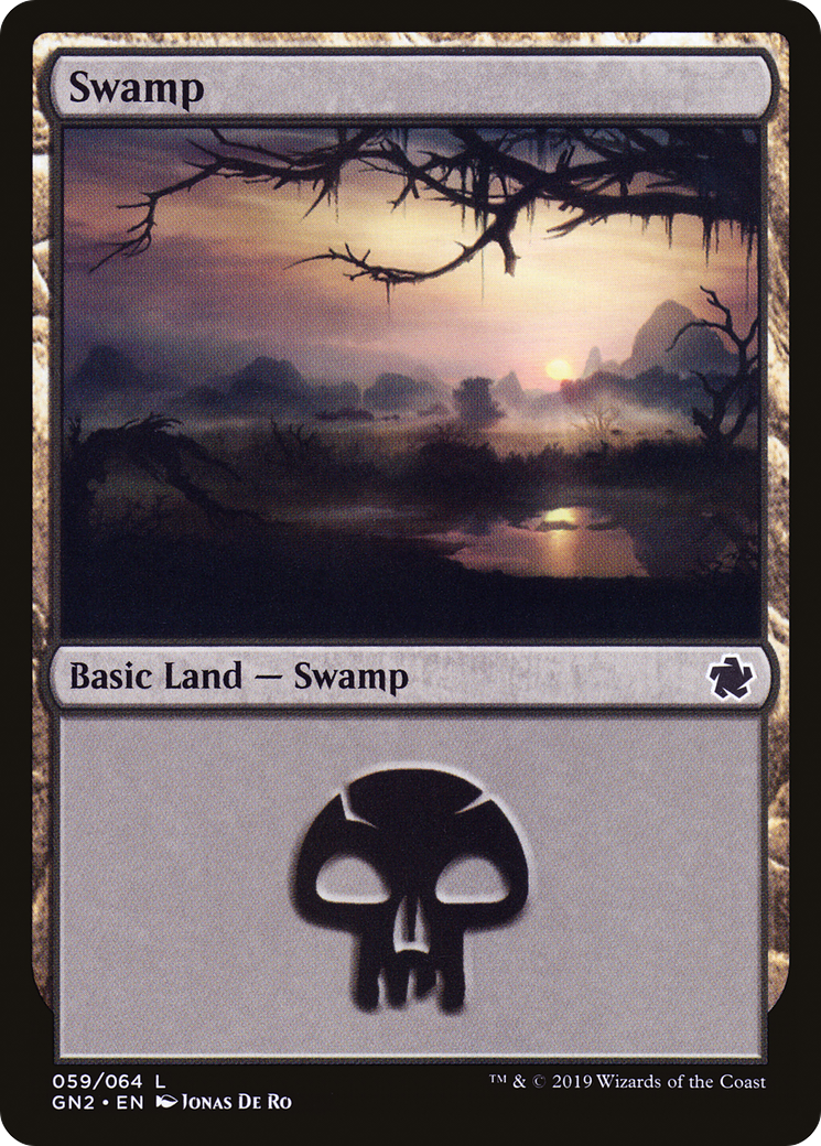 Swamp (059) (GN2-059) [Misc] Game Night 2019 MTG Single Wizards of the Coast