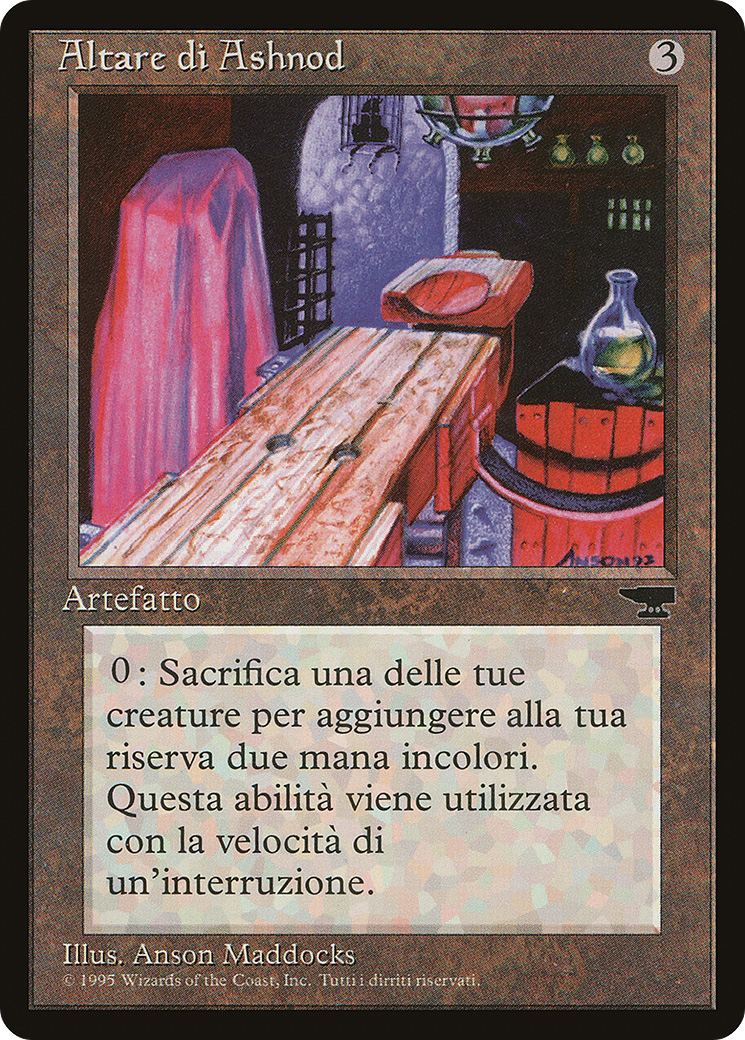 Ashnod's Altar (Italian) - "Altare di Ashnod" (REN-) [Misc] Rinascimento MTG Single Wizards of the Coast