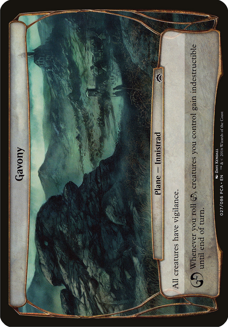 Gavony (Planechase Anthology) (OVER-) [Oversized] Planechase Anthology Planes MTG Single Wizards of the Coast