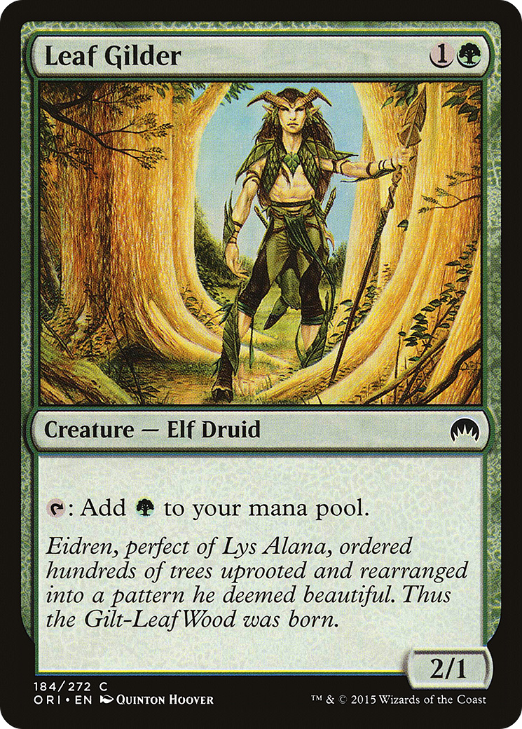 Leaf Gilder (ORI-184) [Magic Origins] Foil MTG Single Wizards of the Coast
