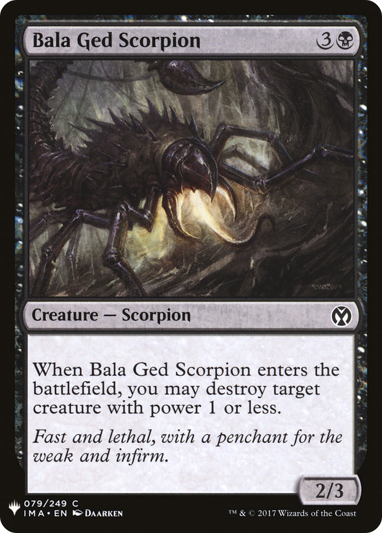 Bala Ged Scorpion (LIST-079) [Mystery Booster] The List MTG Single Wizards of the Coast