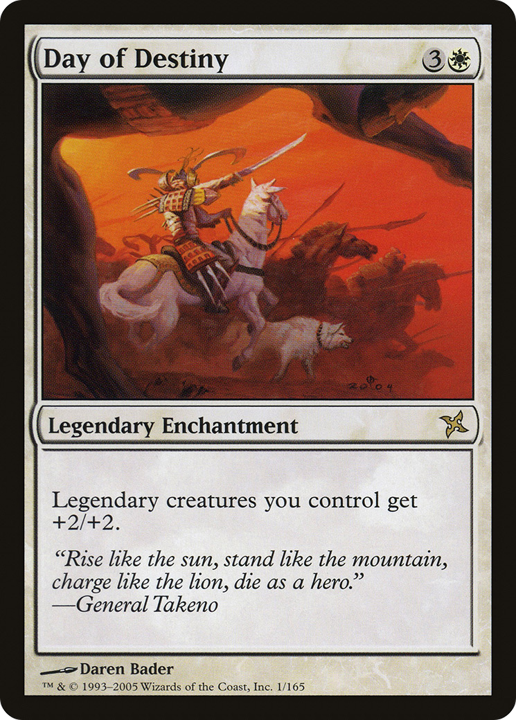 Day of Destiny (BOK-001) [Betrayers of Kamigawa] Foil MTG Single Wizards of the Coast