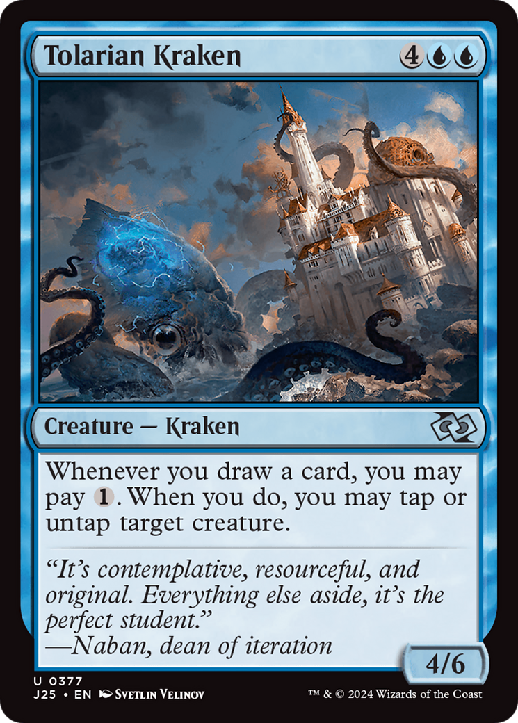 Tolarian Kraken (J25-377) [Foundations Jumpstart] MTG Single Wizards of the Coast