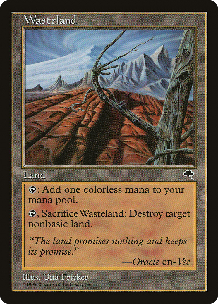 Wasteland (TMP-330) [Tempest] MTG Single Wizards of the Coast