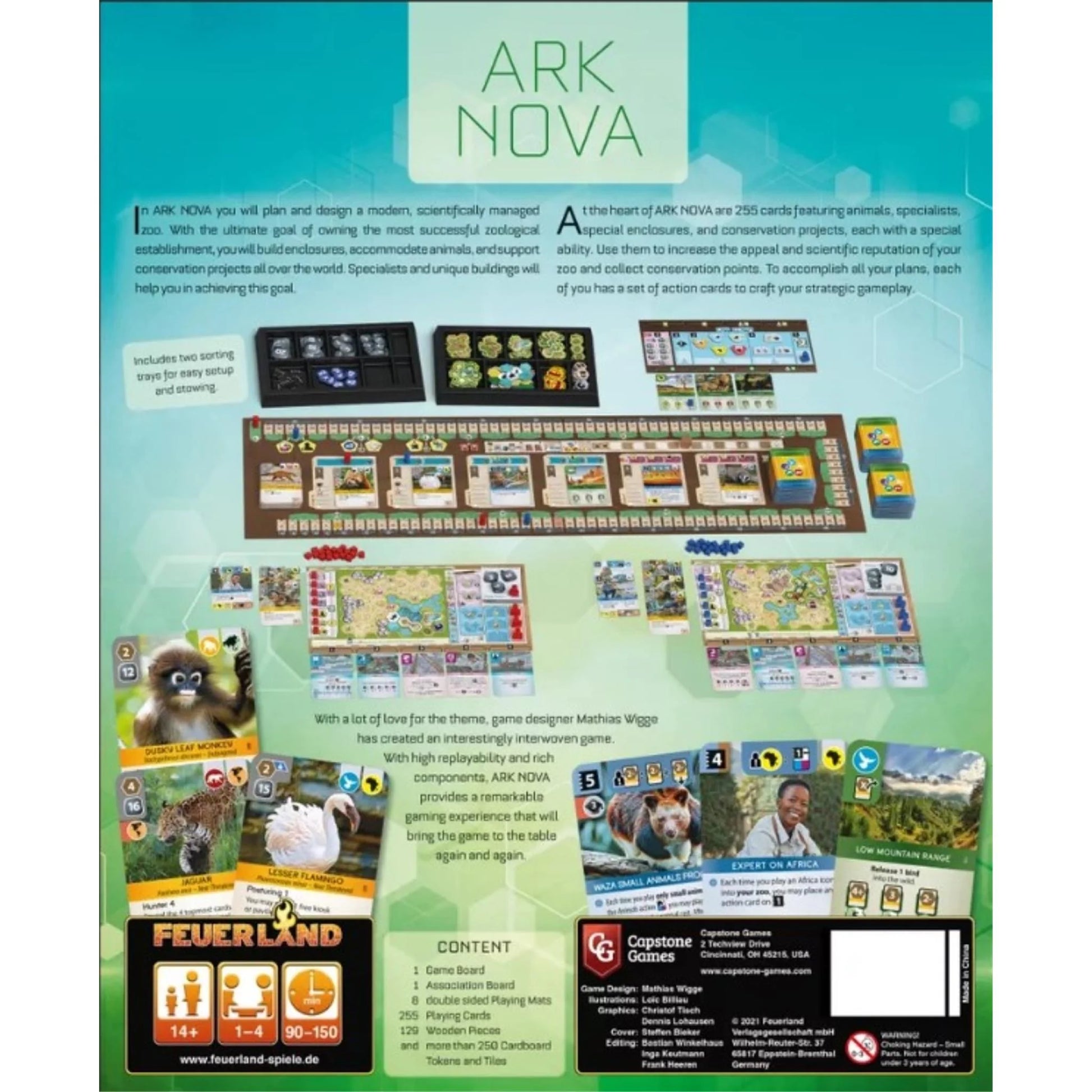 Ark Nova Board Games Feuerland Spiele