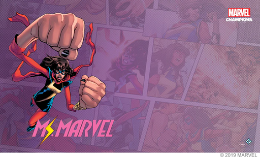 Marvel Champions: Playmat - "Ms. Marvel" Playmats Fantasy Flight Games