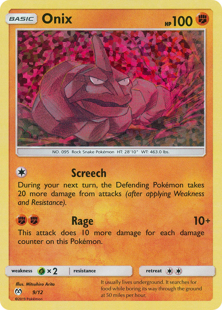 Onix - 9/12 (9/12) - [Promos: McDonalds Promos 2019] Holofoil Pokemon Single Pokémon
