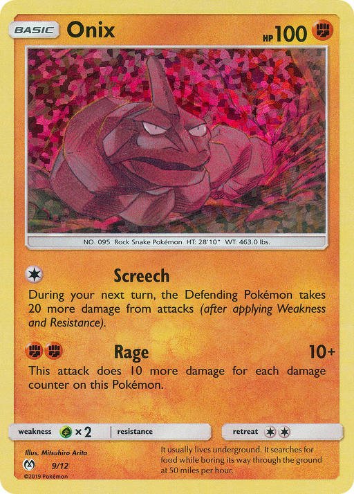 Onix - 9/12 (9/12) - [Promos: McDonalds Promos 2019] Holofoil Pokemon Single Pokémon