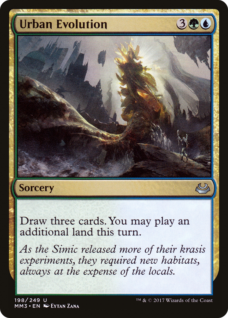 Urban Evolution (MM3-198) [Modern Masters 2017] Foil MTG Single Modern Masters 2017