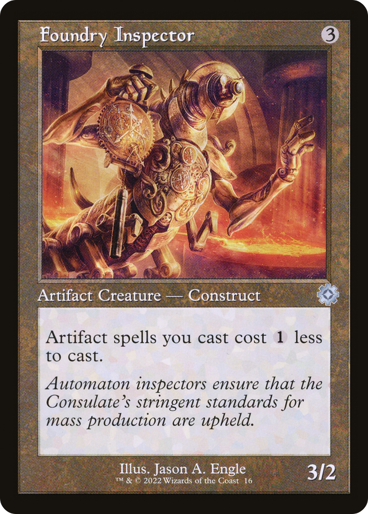 Foundry Inspector (BRR-016) [The Brothers' War Retro Artifacts] MTG Single Wizards of the Coast