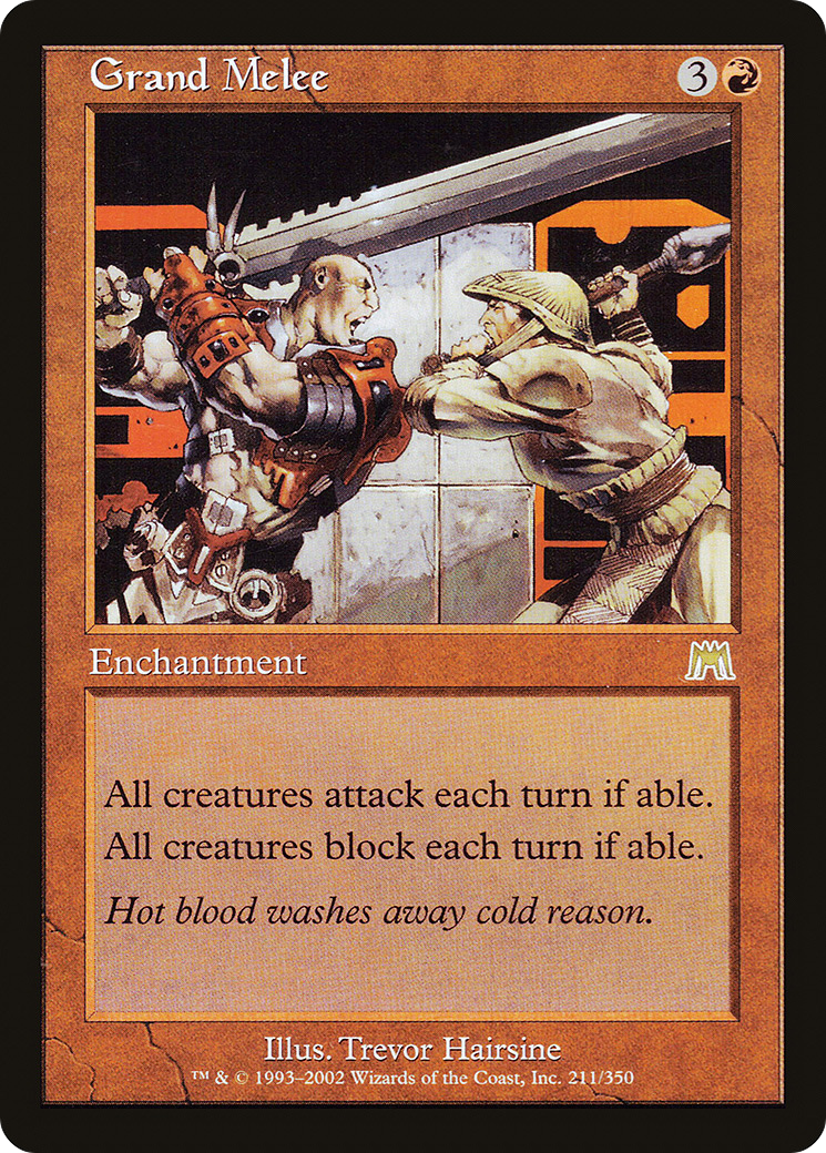 Grand Melee (ONS-211) [Onslaught] Foil MTG Single Wizards of the Coast