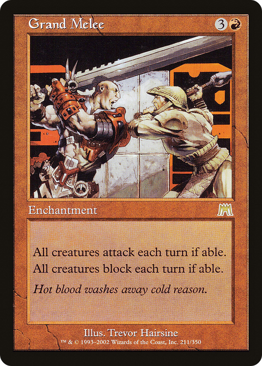 Grand Melee (ONS-211) [Onslaught] Foil MTG Single Wizards of the Coast