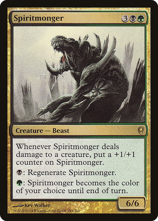 Spiritmonger (CNS-193) [Conspiracy] Foil MTG Single Wizards of the Coast