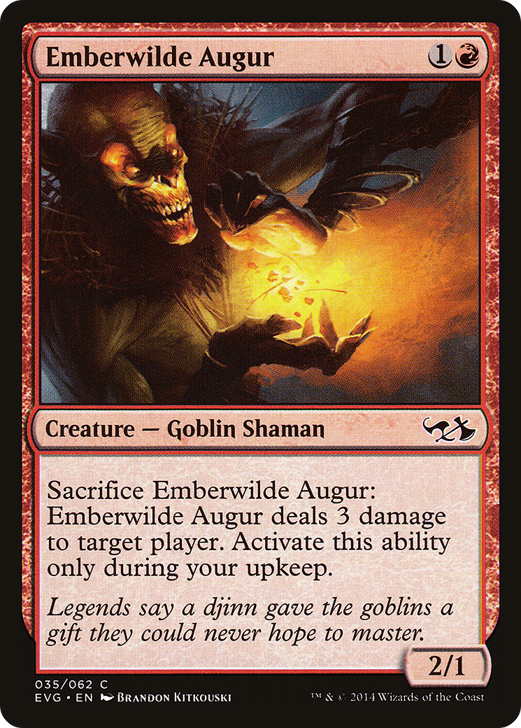 Emberwilde Augur (DD3-035) [Misc] Duel Decks Anthology: Elves vs. Goblins MTG Single Wizards of the Coast