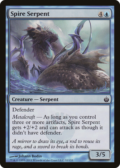 Spire Serpent (MBS-032) [Mirrodin Besieged] MTG Single Wizards of the Coast